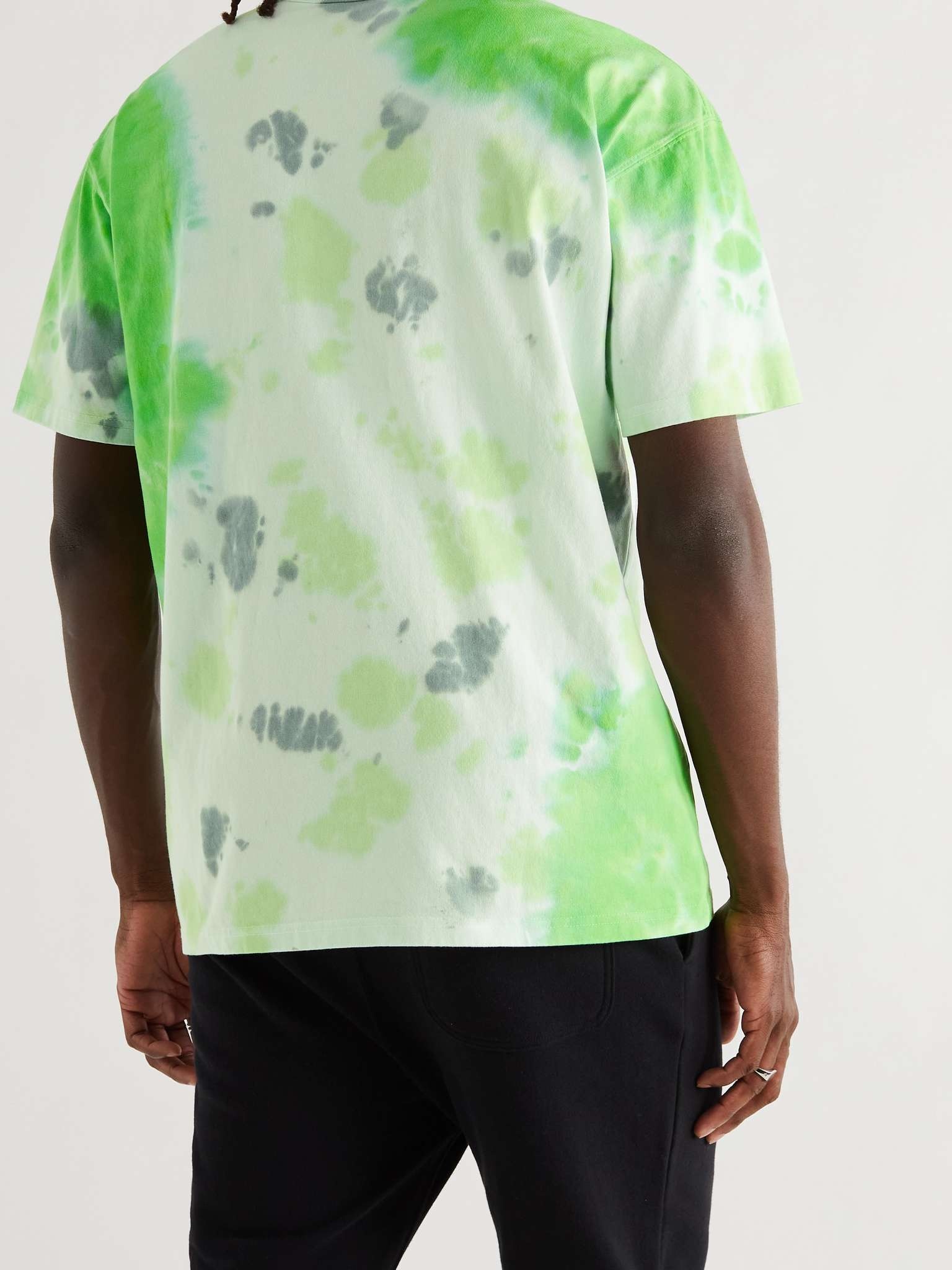 NSW Logo-Print Tie-Dyed Cotton-Jersey T-Shirt - 4