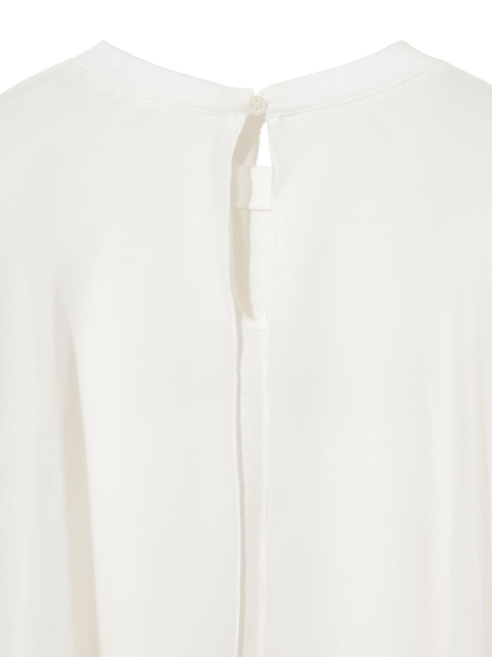 layered flutter-sleeve sweatshirt - 7