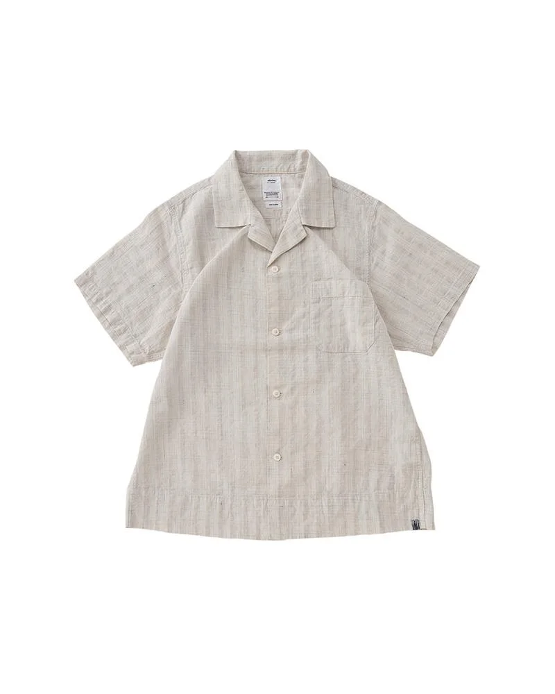 WEBER SHIRT S/S STRIPES OFF WHITE - 1