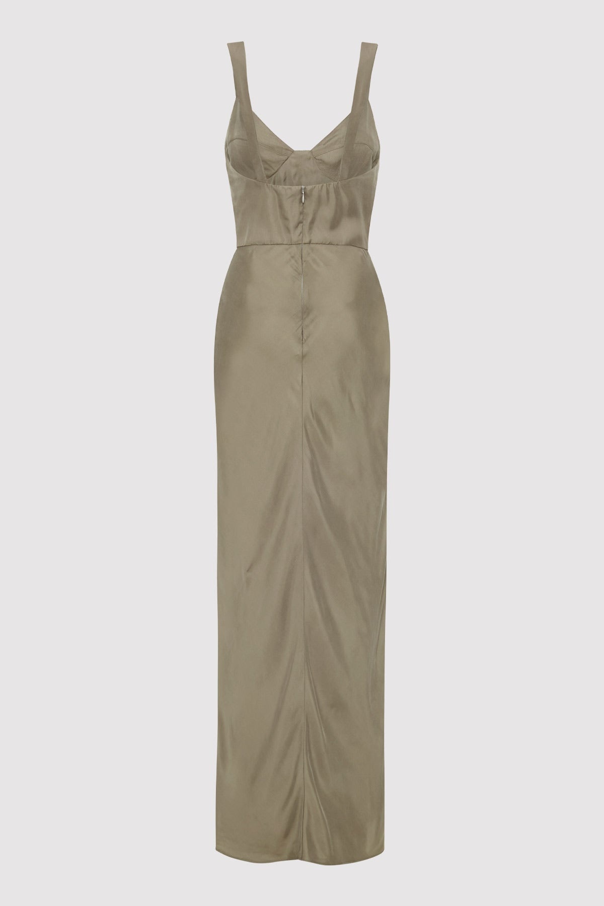 Peignoir Slip Dress - Castor Grey - 5
