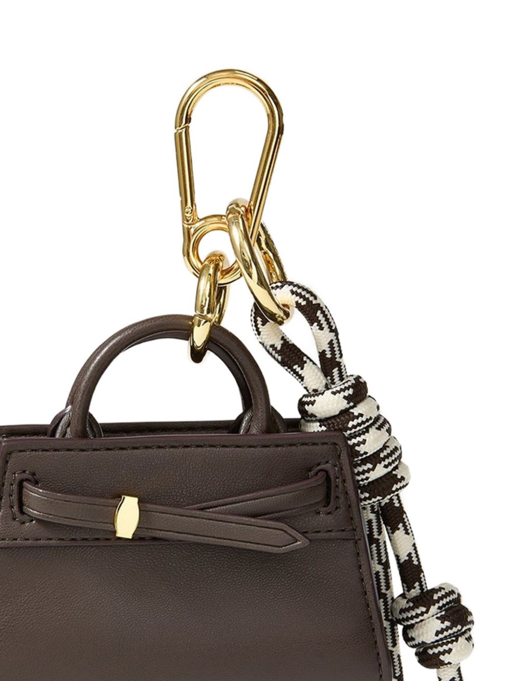 bag knotted-detail charm - 2