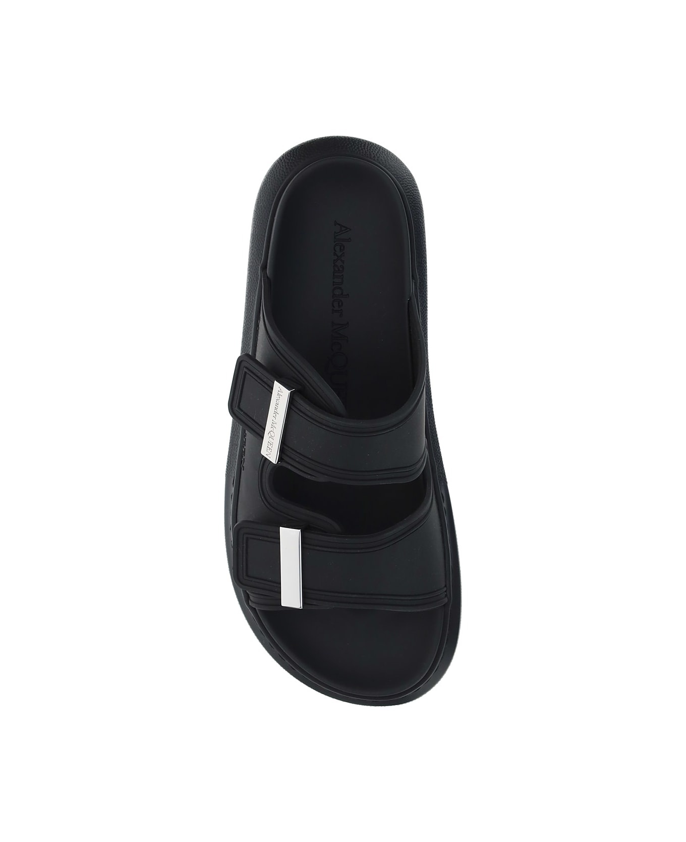 Double-strap Rubber Sandals - 4