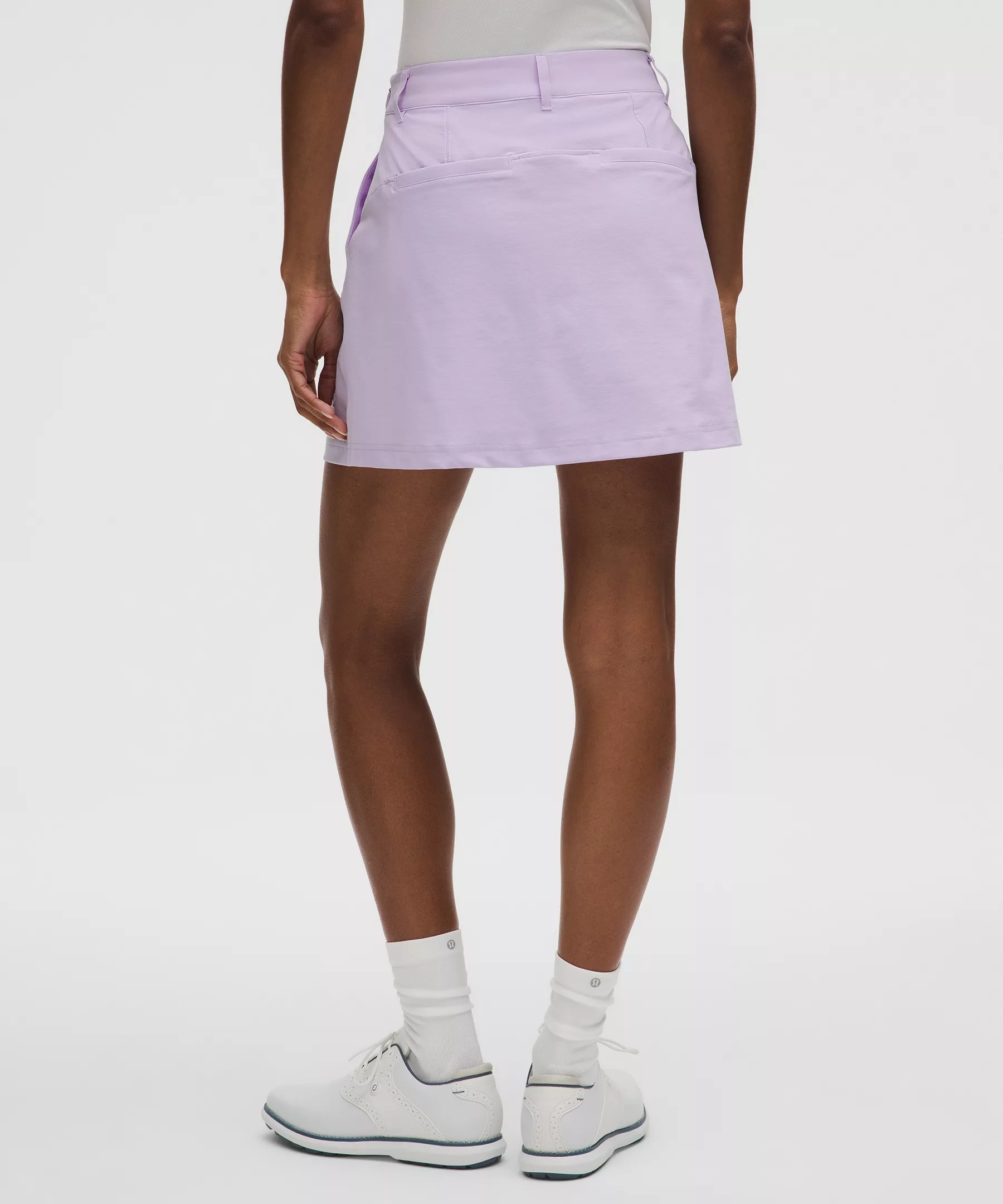 Stretch Twill Front Pleat Golf Skirt - 3