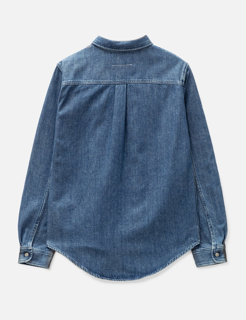 MM6 Maison Margiela BI-COLOR DENIM SHIRT outlook