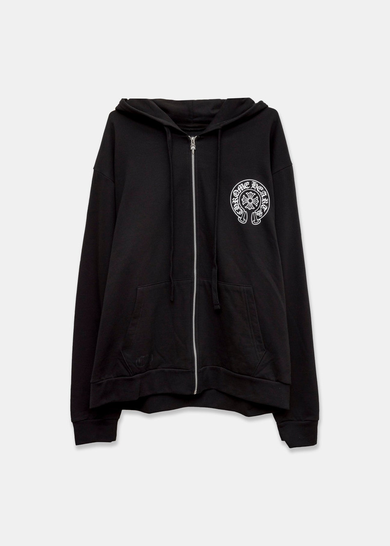 Chrome Hearts Chrome Hearts CH Black White Miami Horseshoe Zip Up