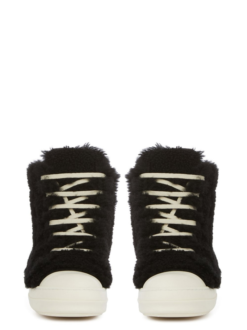 faux-shearling lace-up boots 2