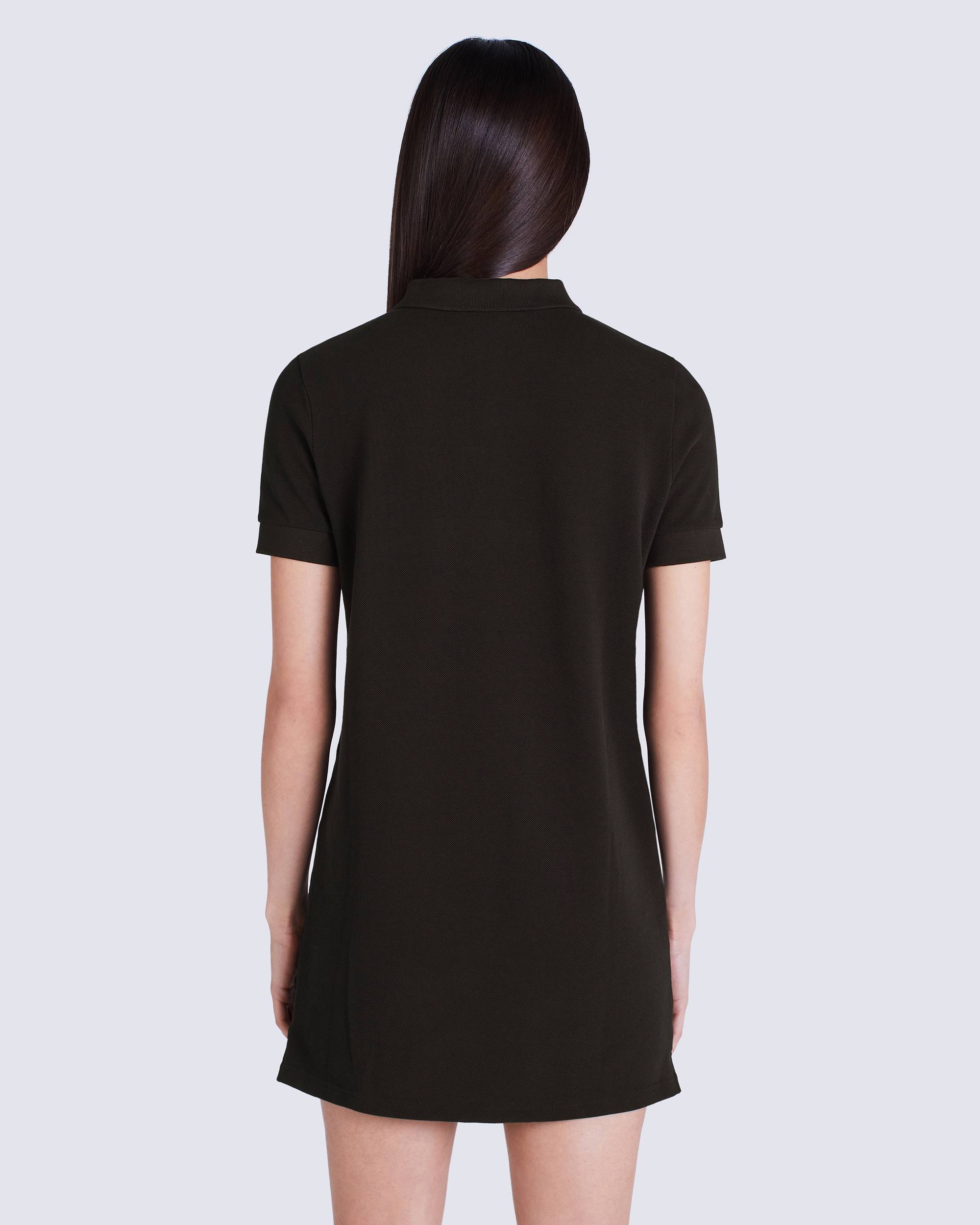 'BOKE FLOWER' crest polo dress - 6