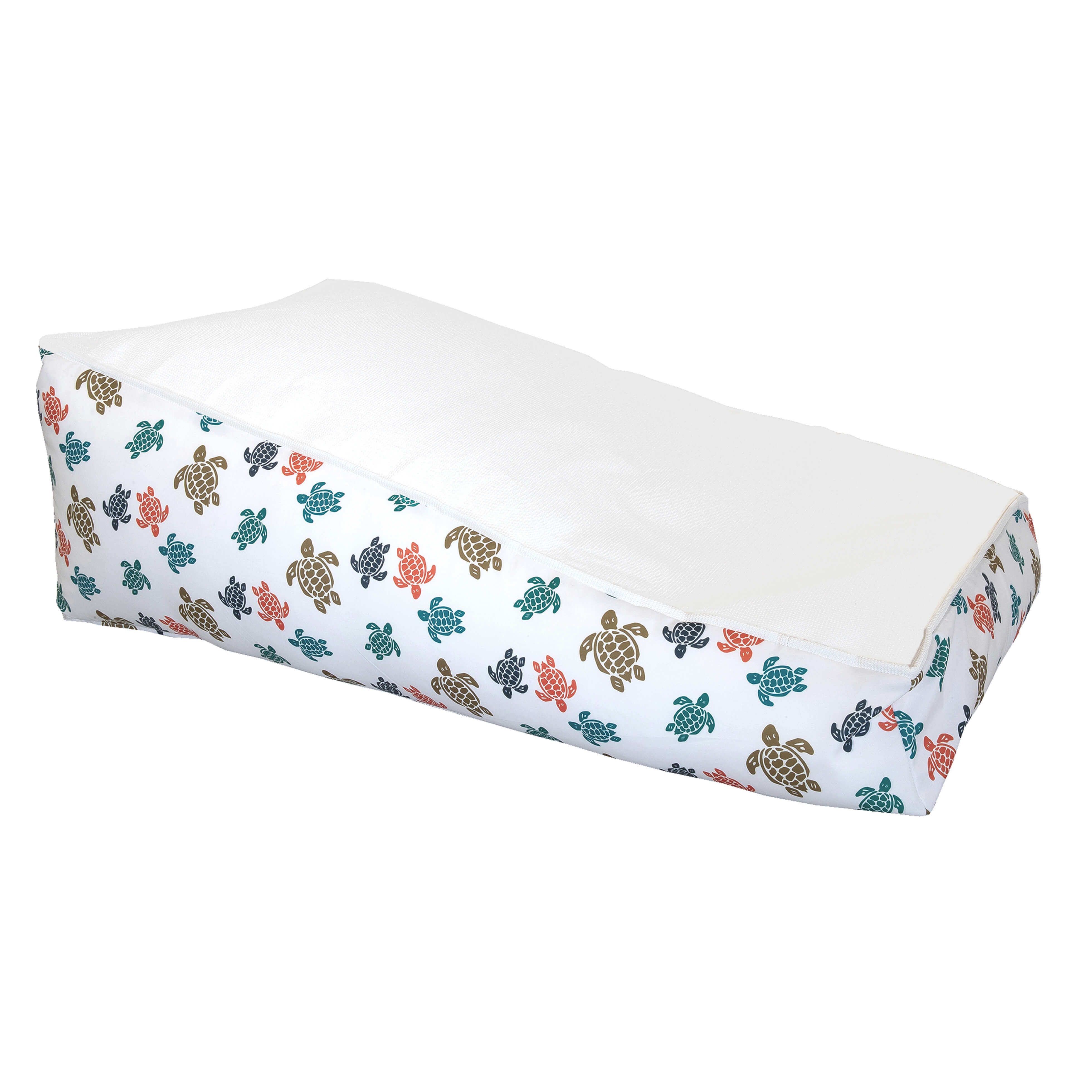 White Floating Sun Lounger Multicolour Turtles - VBQ x MX HOME - 1