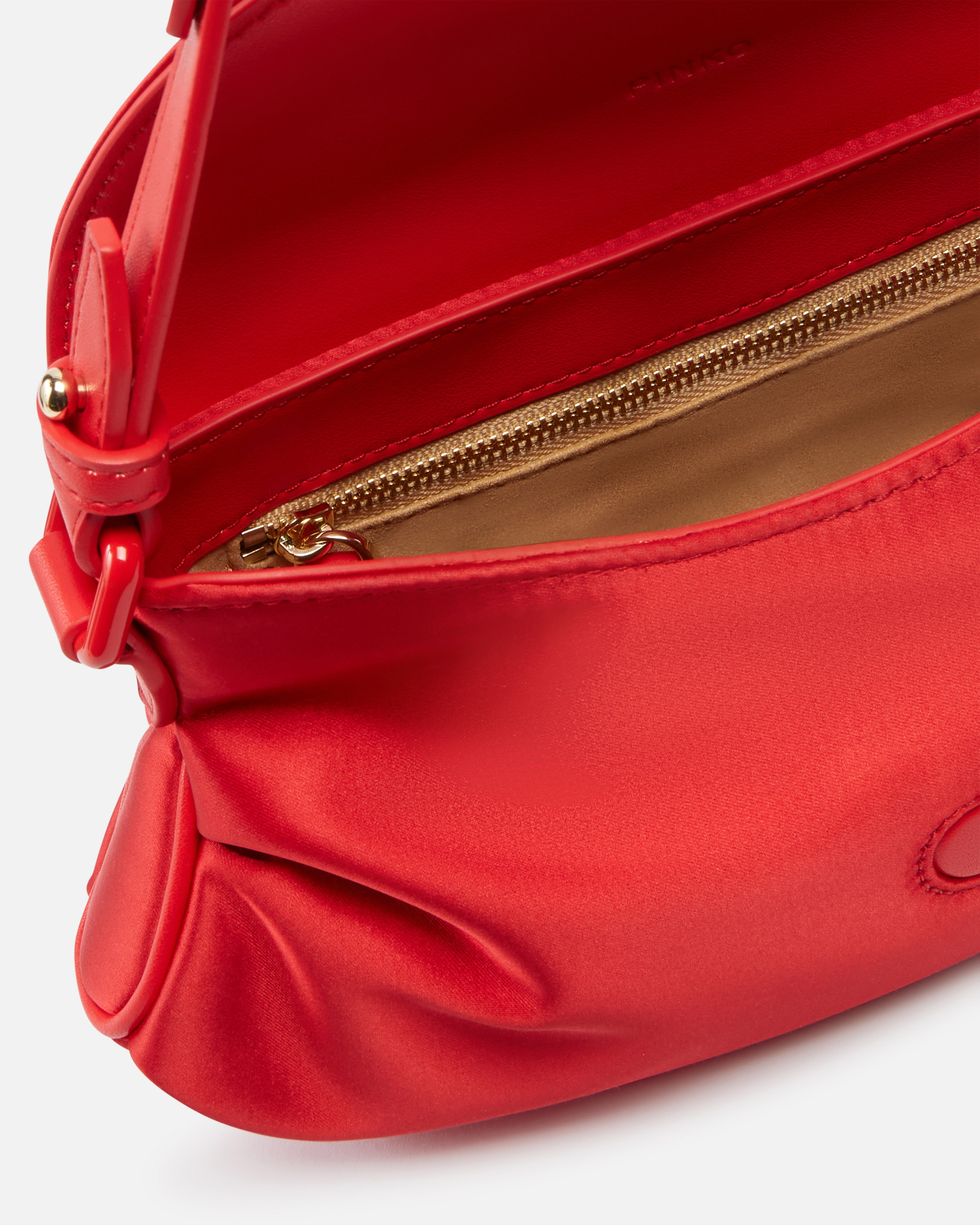 SMALL JOLENE SHOULDER BAG IN DUCHESSE WITH HEART-SHAPED BUCKLE 4