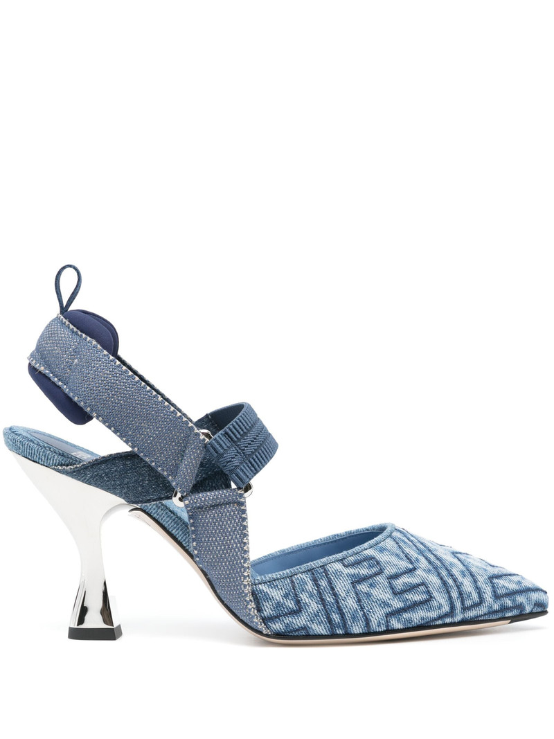 Colibrì 85mm denim sandals - 1