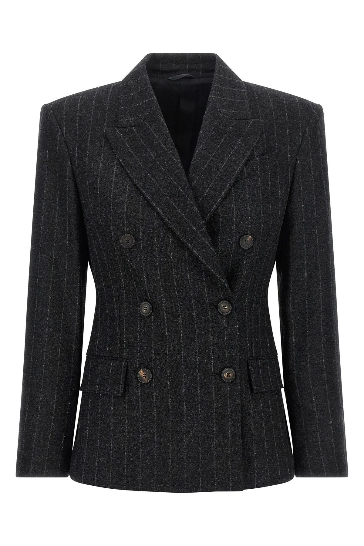 Pinstripe Blazer - 1