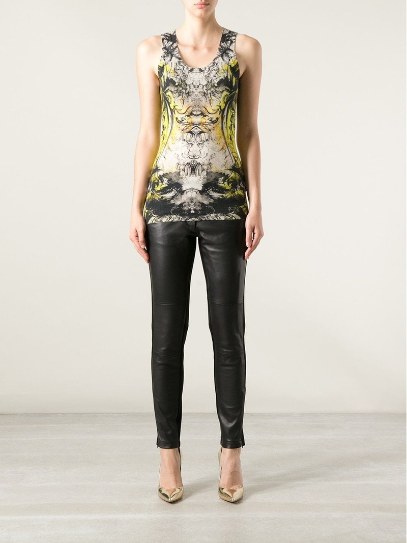 Roberto Cavalli printed tank top outlook