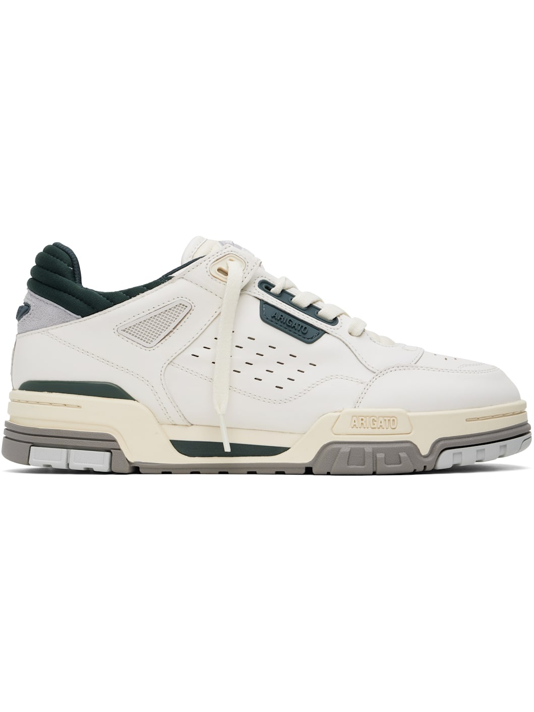 White & Green Onyx Sneakers - 1
