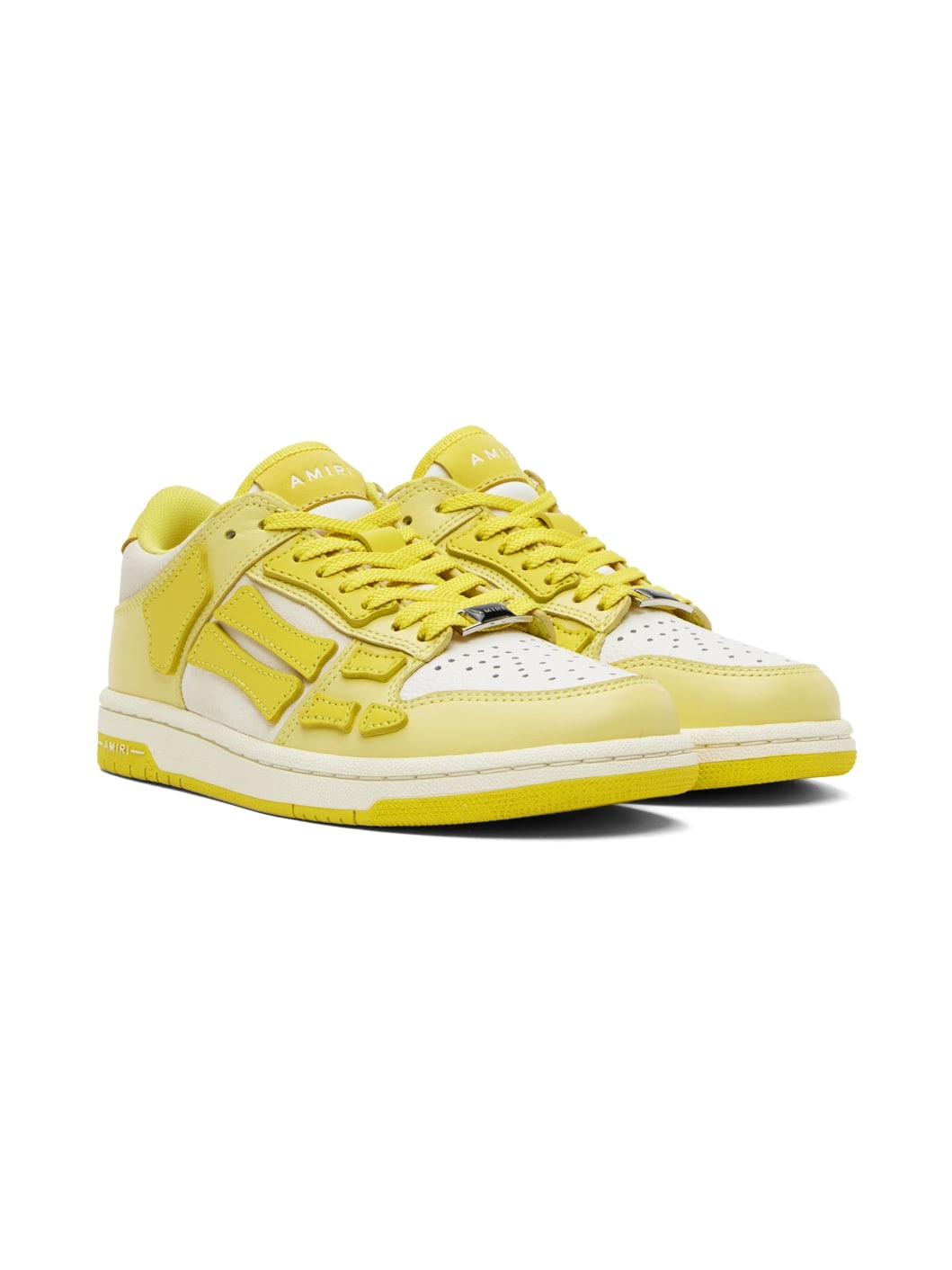 Yellow Skel Top Low Sneakers - 4