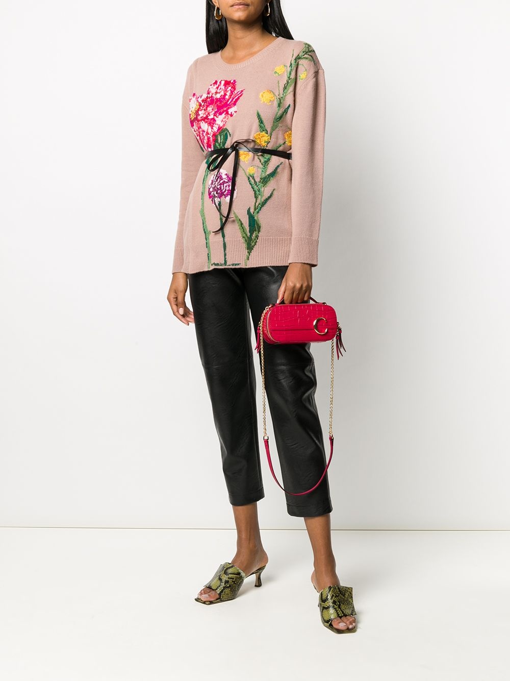 floral-embroidered jumper - 2