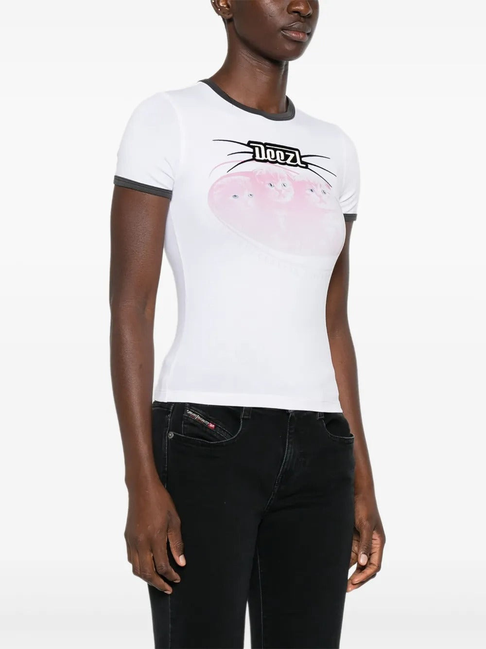 DIESEL - Women T-Uncuties-Long-R13 T-Shirt - 2