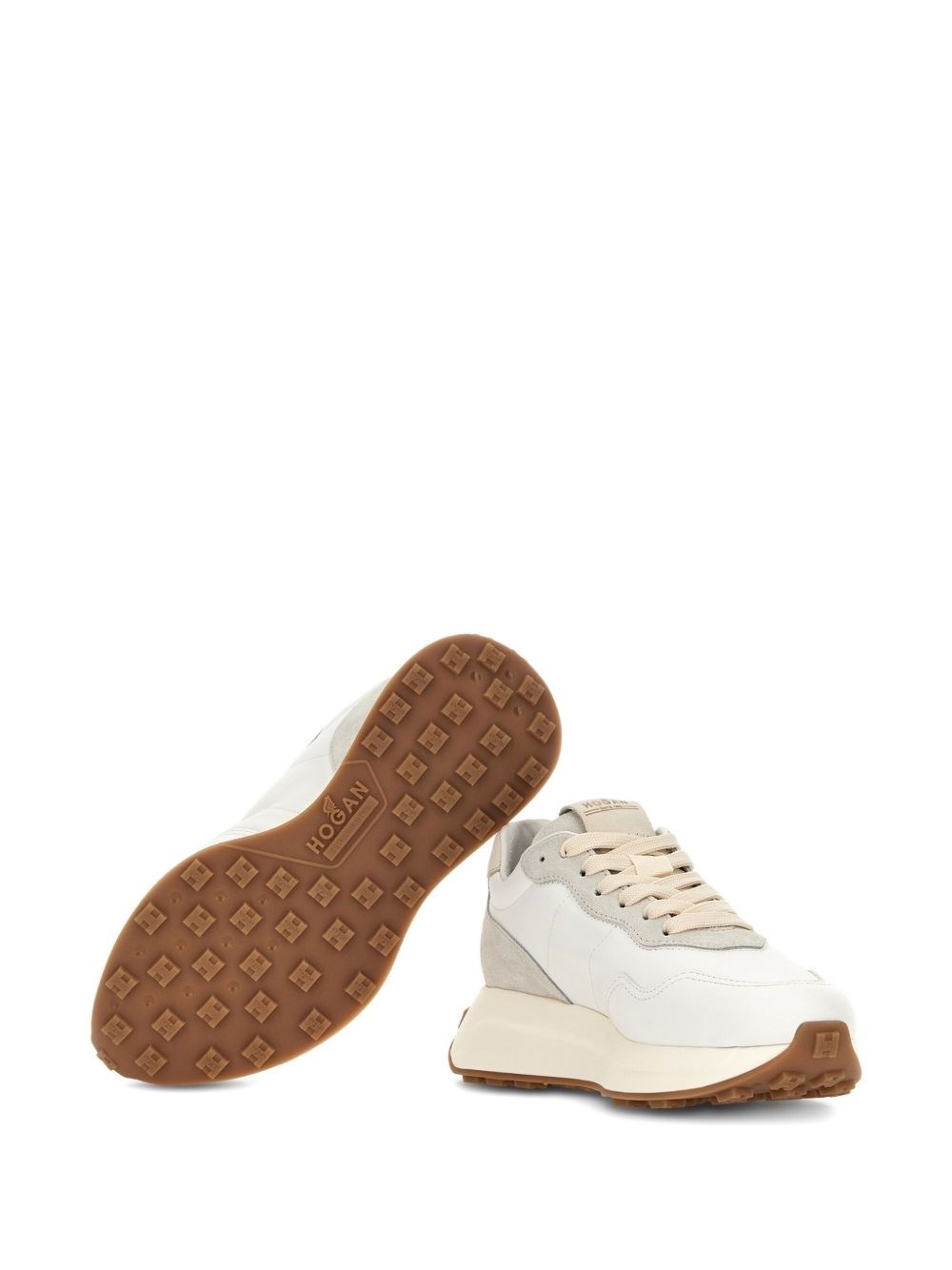 H641 leather sneakers - 4