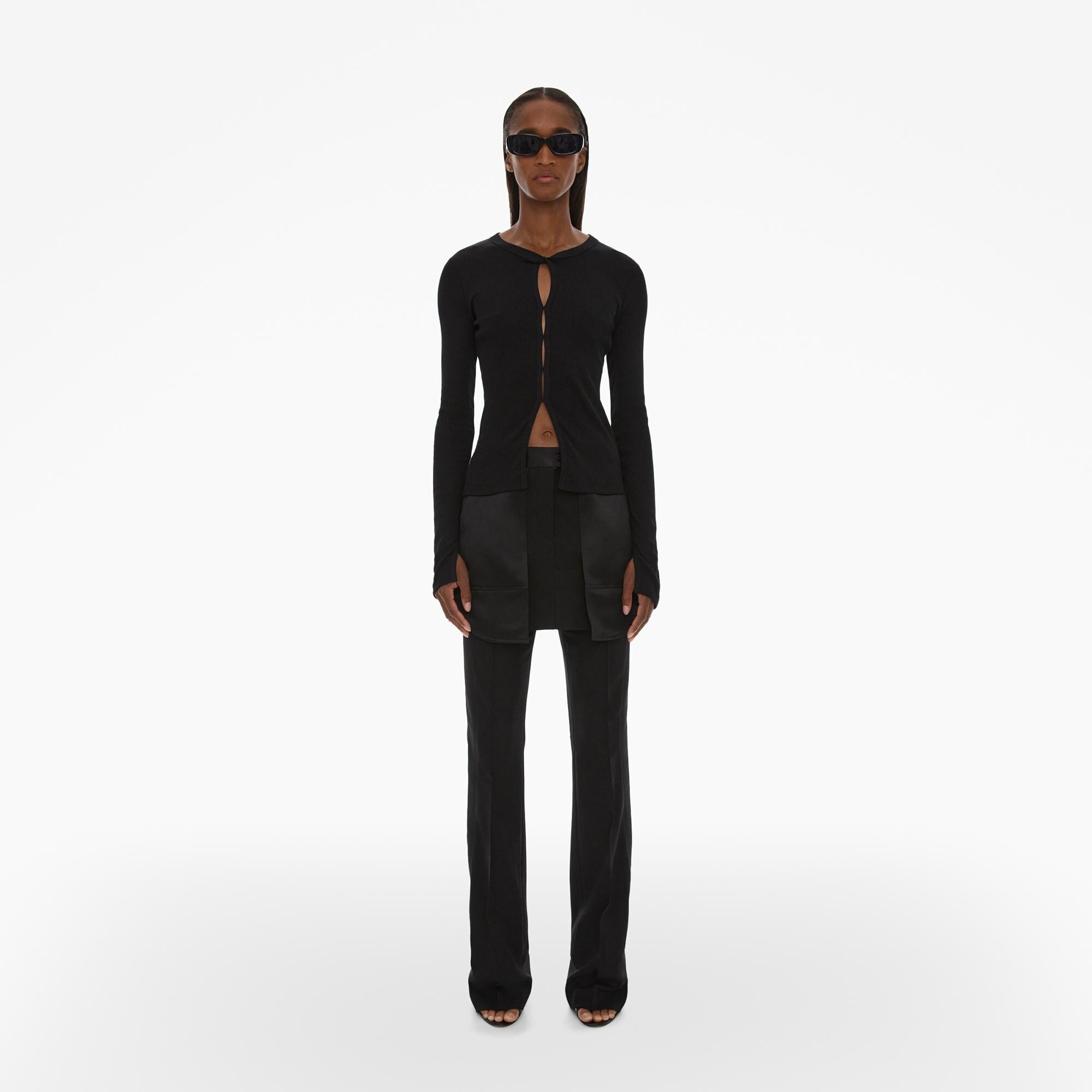 SLASH LONG SLEEVE TOP - 2