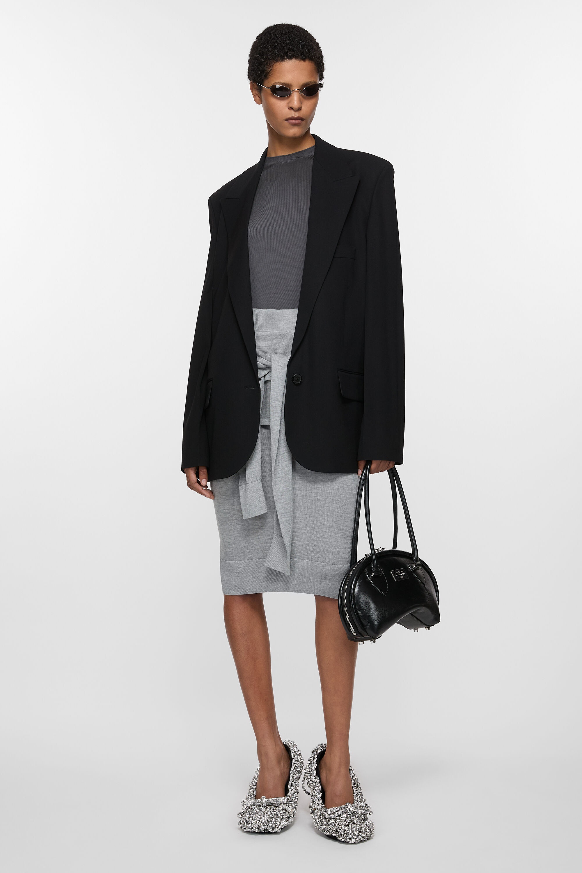 Single-breasted jacket - Regular fit - Black - 5