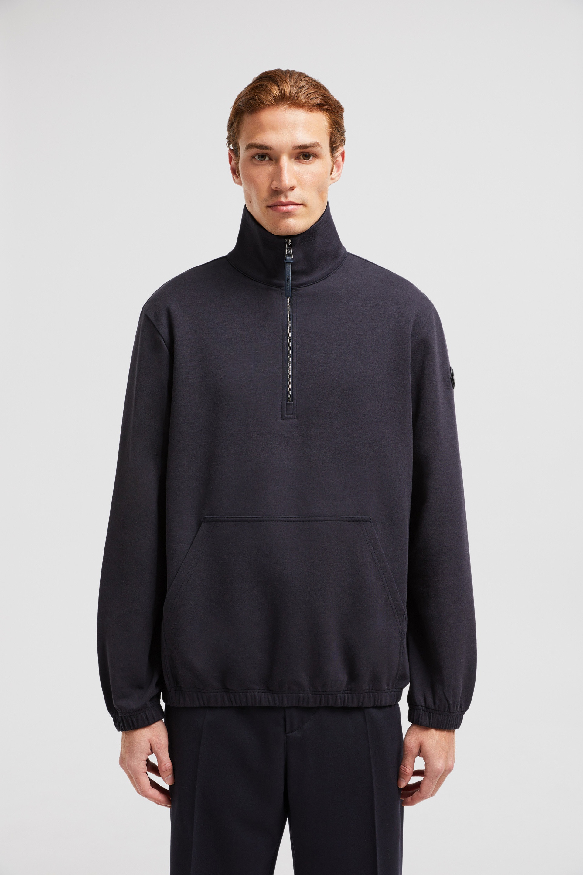 Cotton Half-Zip Sweatshirt - 3
