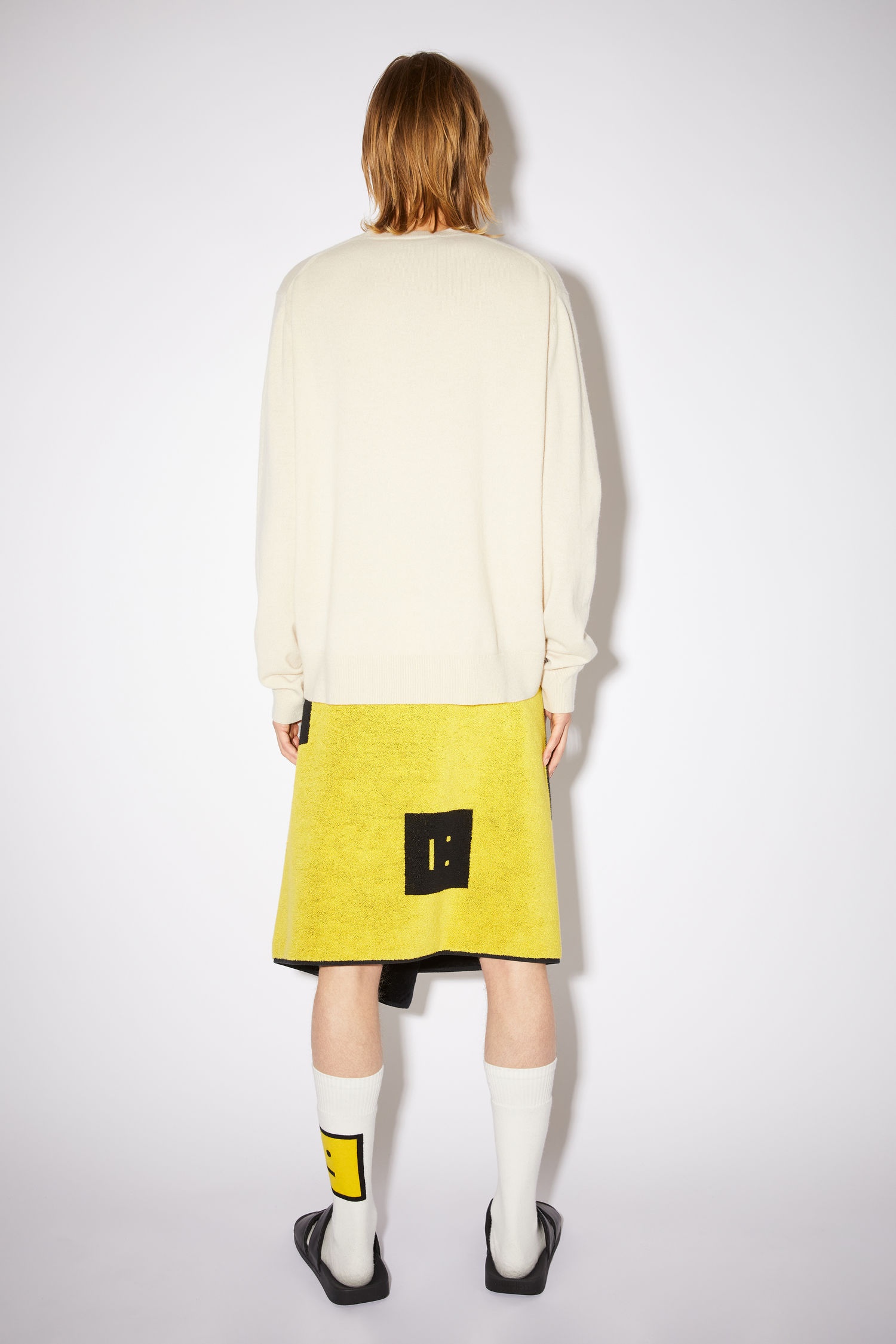 Crew neck sweater - Cream beige - 3