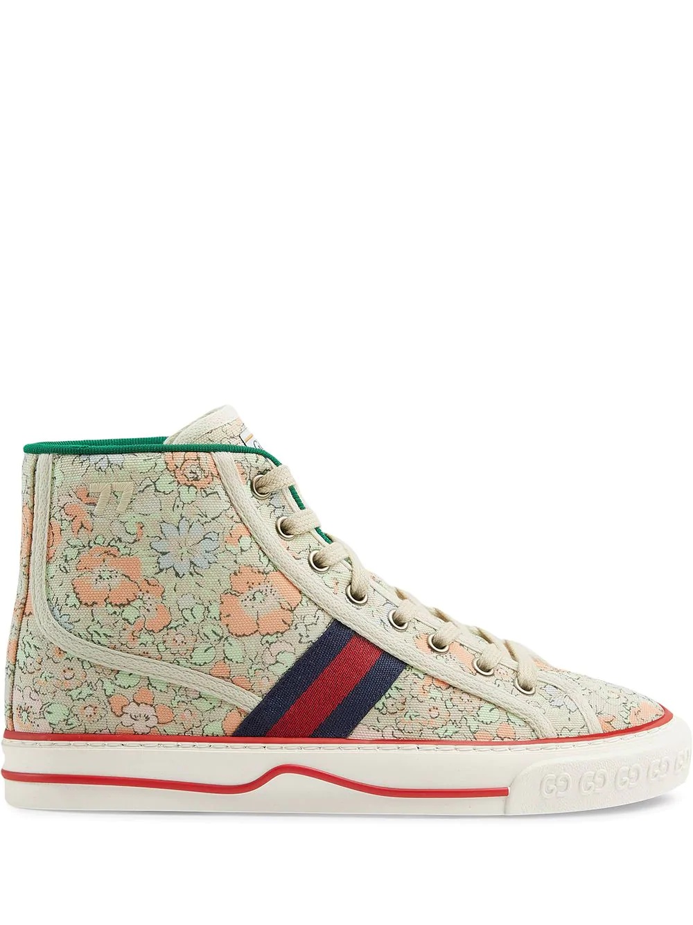 x Liberty London Tennis 1977 high-top sneakers - 1