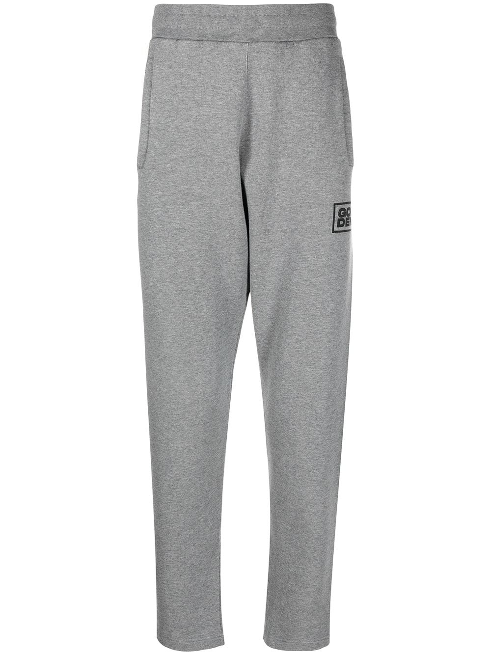 logo-print tapered track trousers - 1