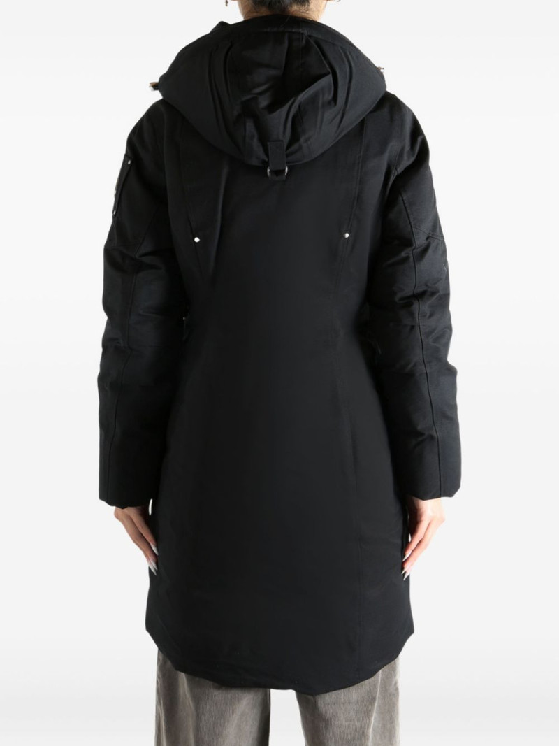 fur pompom hooded coat 4