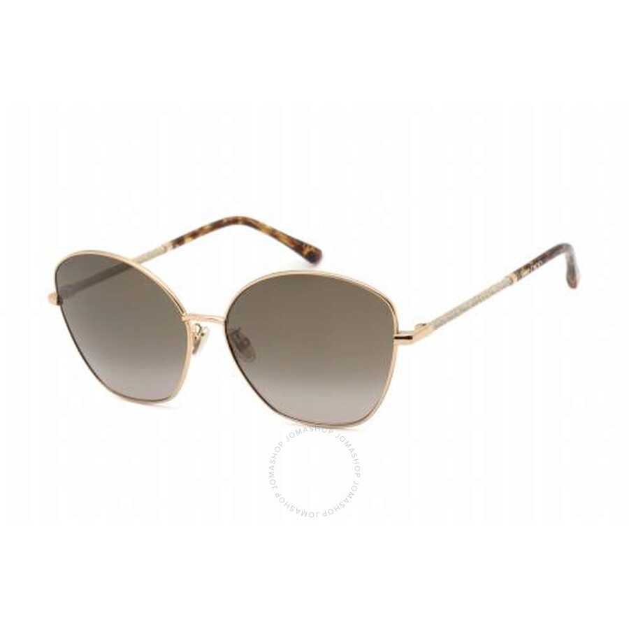 JIMMY CHOO キャットアイフレムサンクラス MARILIAGSK N6E Jimmy Choo Brown Gradient Cat Eye Ladies Sunglasses MARILIA