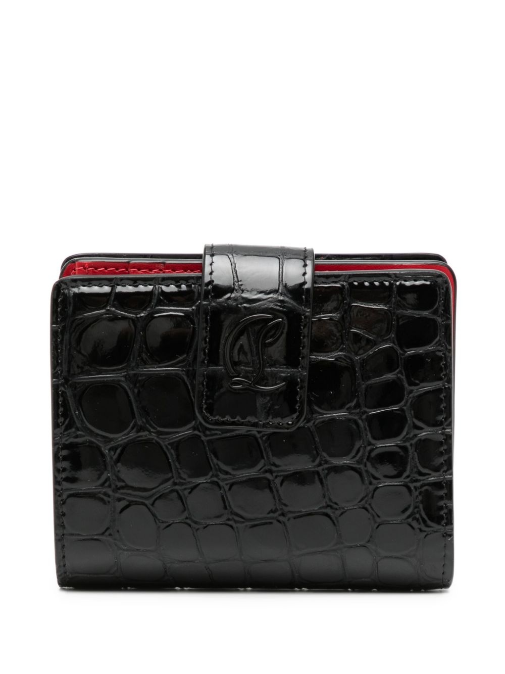 patent leather wallet - 1