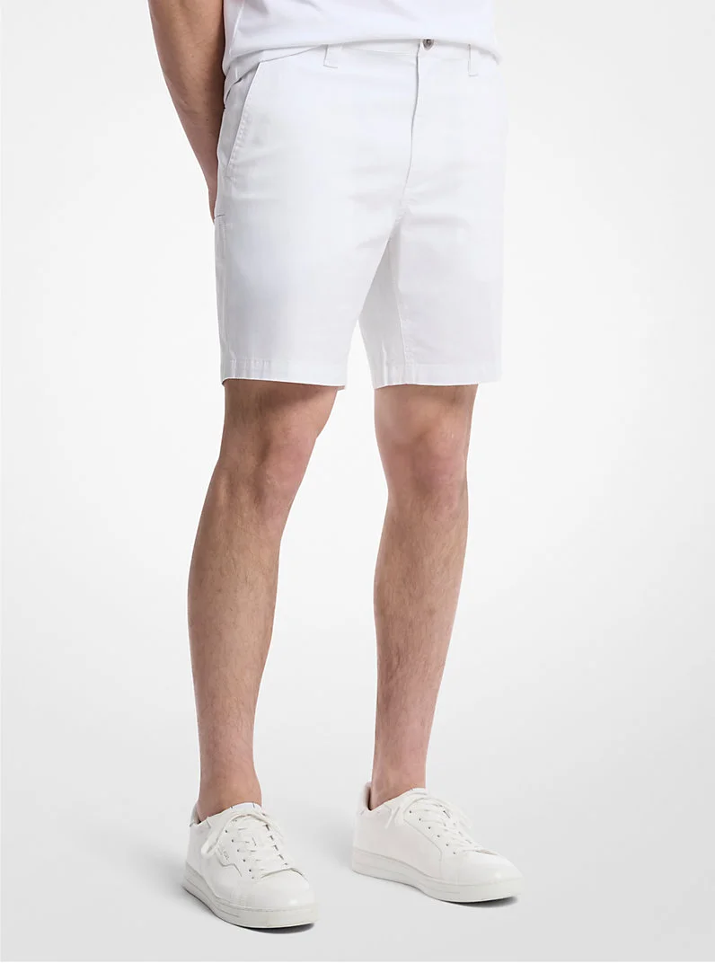 Stretch Cotton Shorts - 1