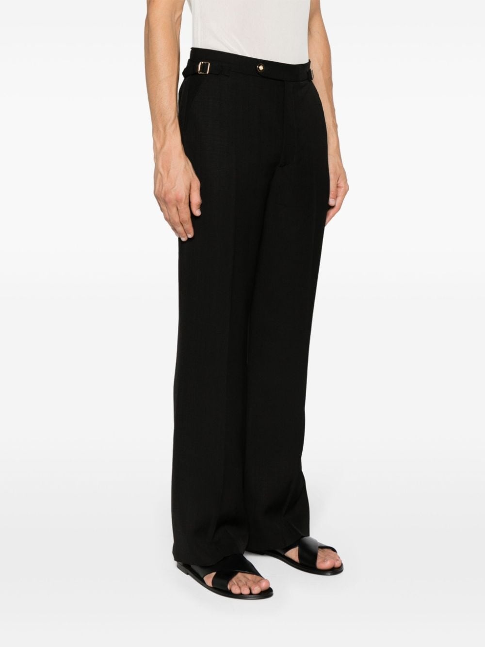 tailored straight-leg trousers - 3