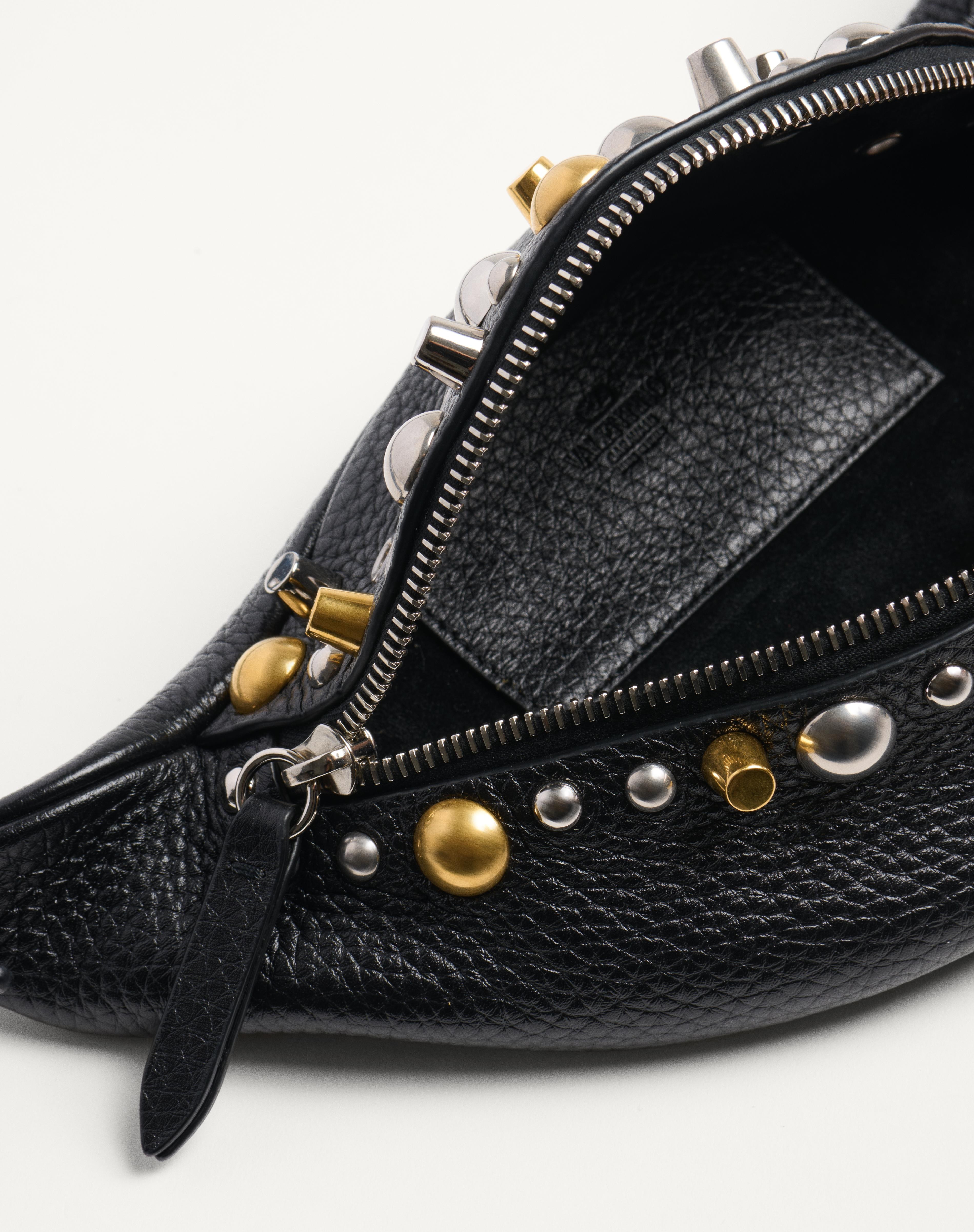 VALENTINO GARAVANI NELLCÔTE BELT BAG IN GRAINY CALFSKIN - 6