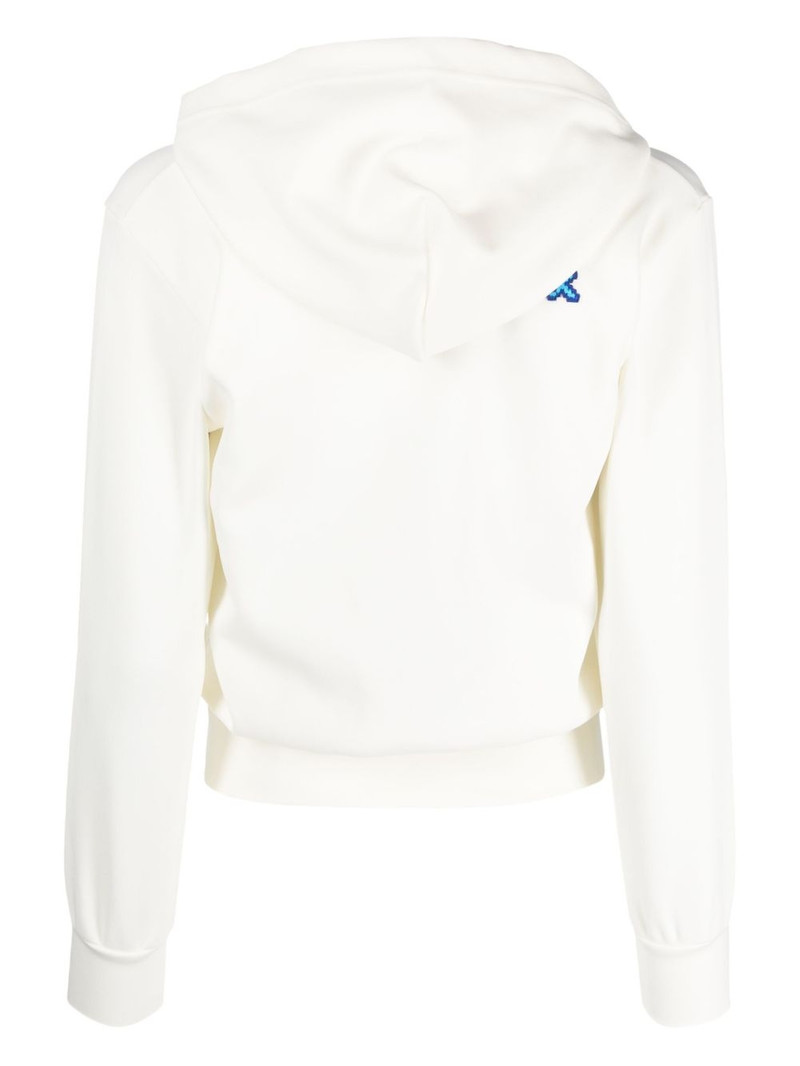 Comme des Garçons PLAY x the Artist Invader pixelated-appliqué hoodie outlook