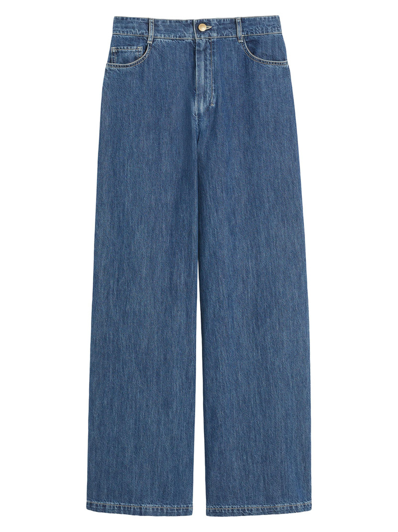 Women's Wide Leg Denim Jeans - Midnightblue 1