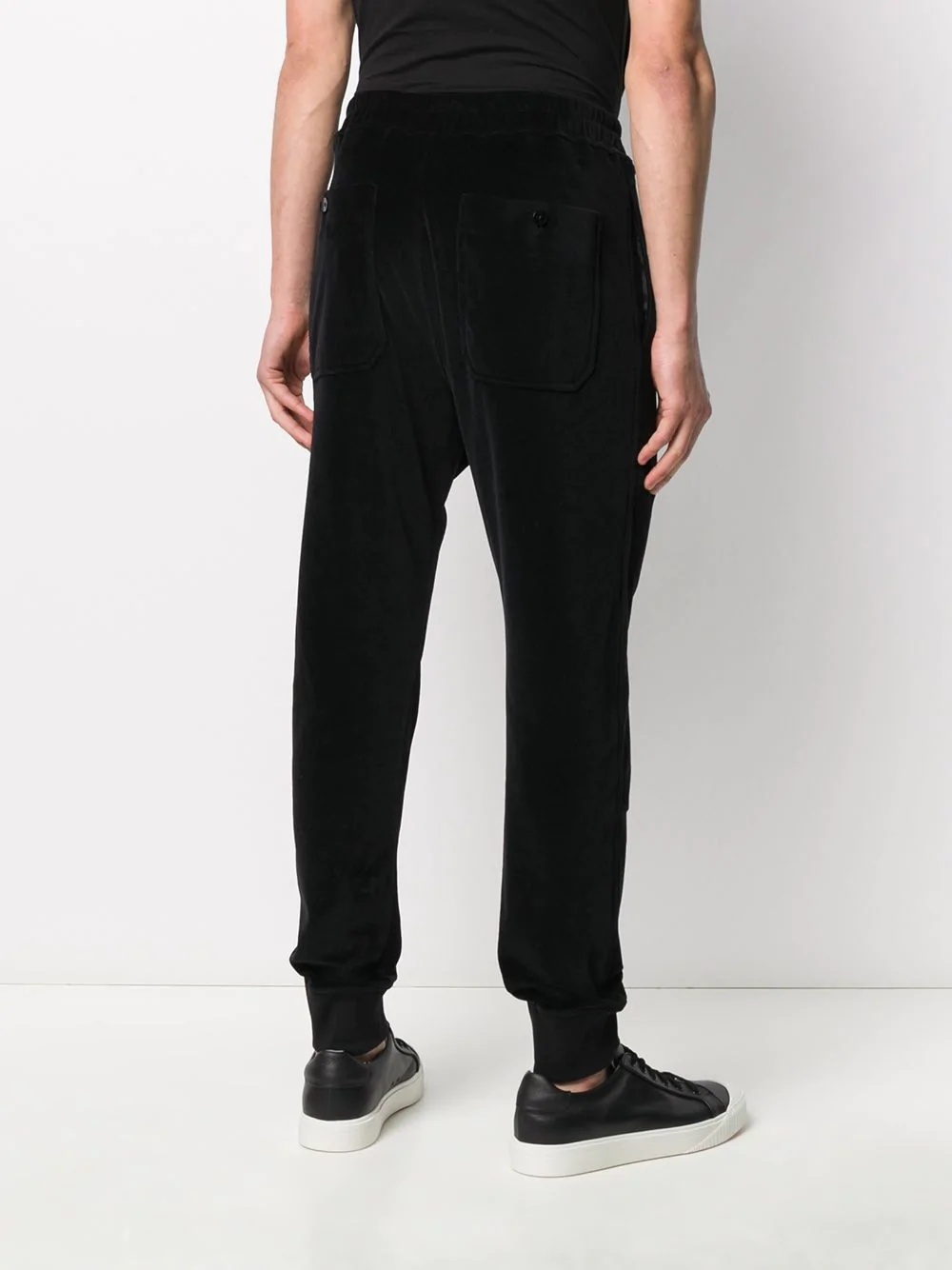 drawstring relaxed trousers - 4