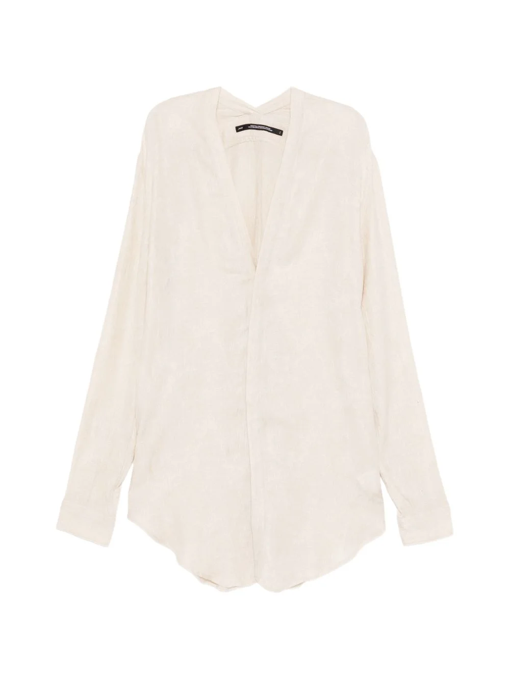 slit-neck shirt - 1