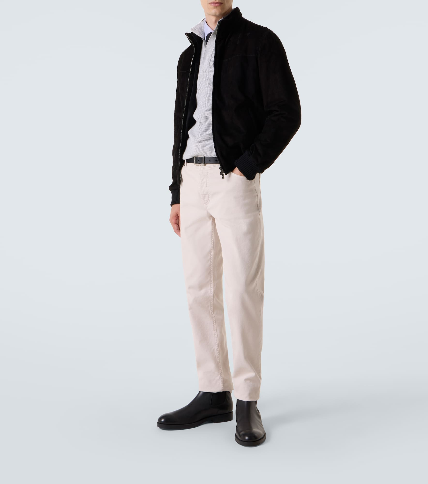 Waffle-knit wool and cashmere sweater - 2