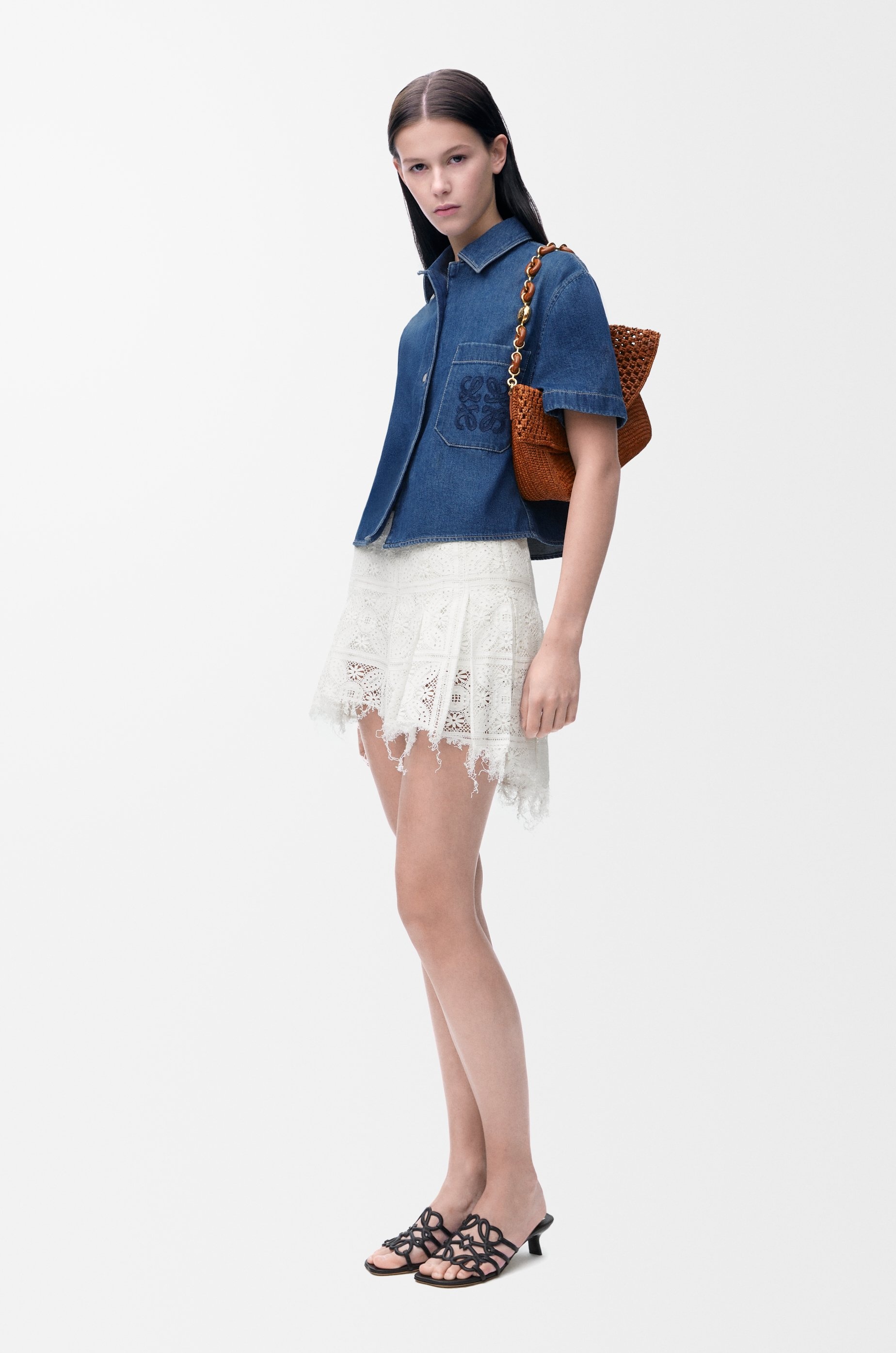 Short sleeve shirt in denim - 2