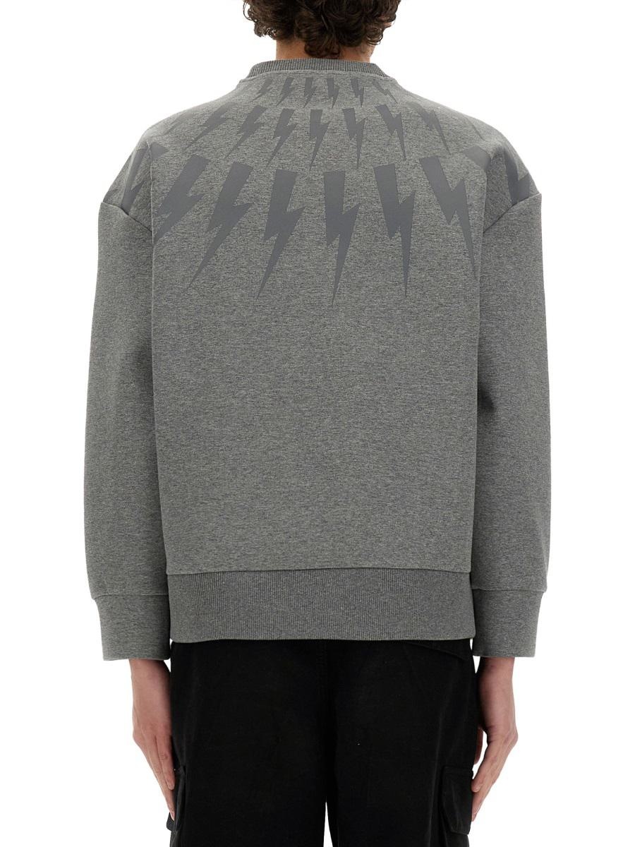 NEIL BARRETT "THUNDERBOLT" SWEATSHIRT - 3