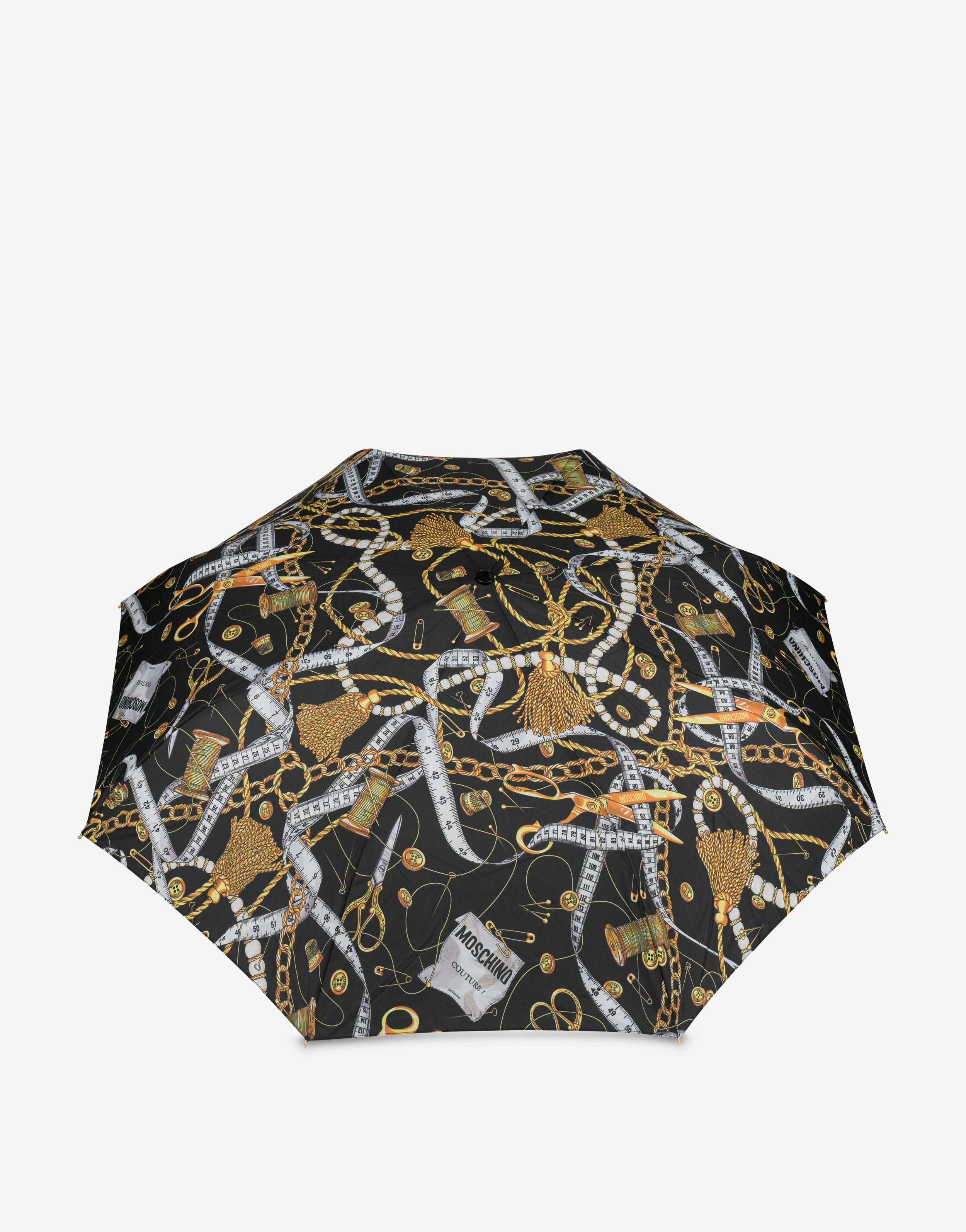 ALLOVER SARTORIAL PRINT OPEN & CLOSE UMBRELLA - 1