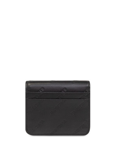 BALENCIAGA logo-debossed leather wallet outlook