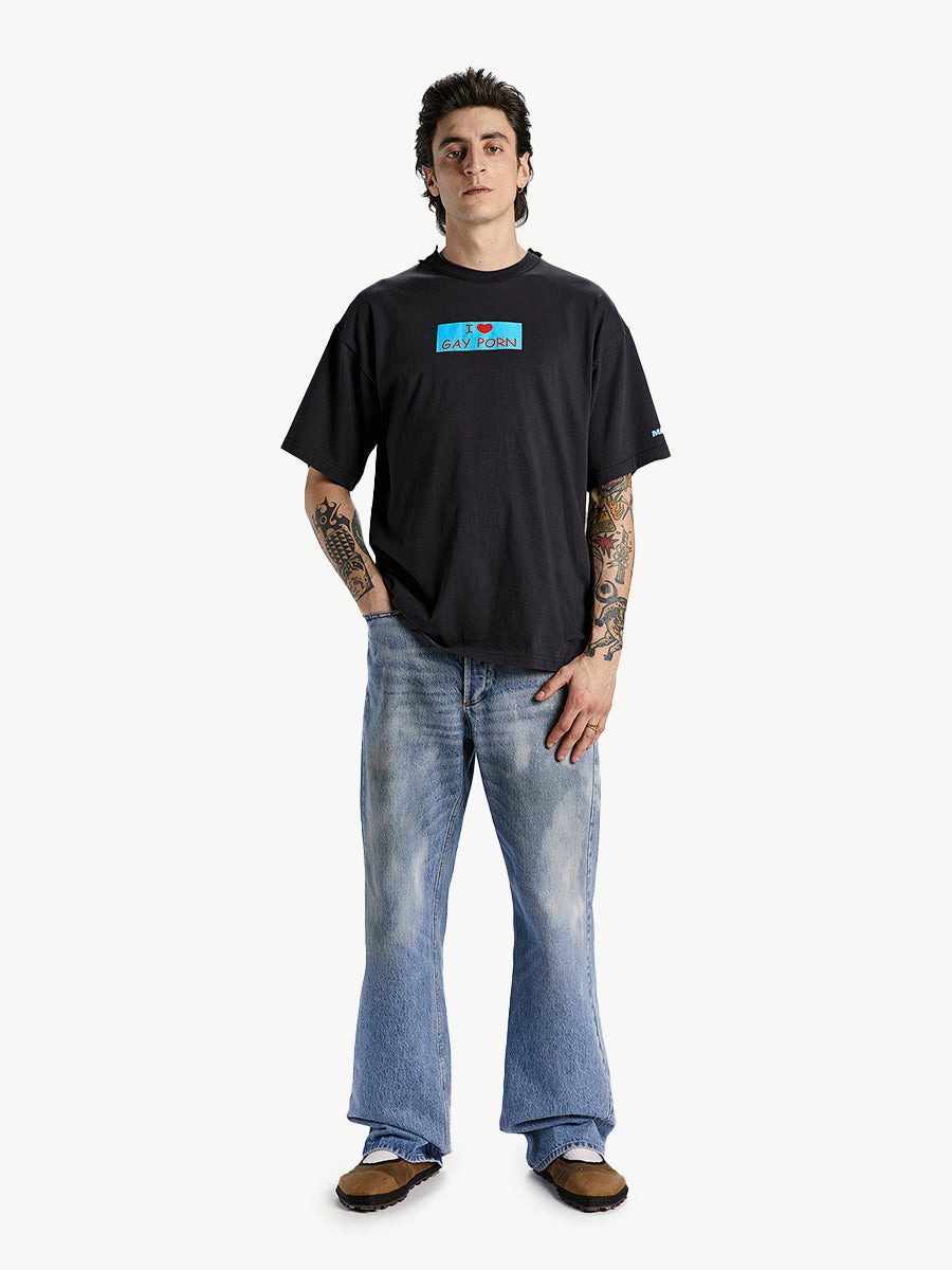 I Love Gay Porn Tee Black - 3