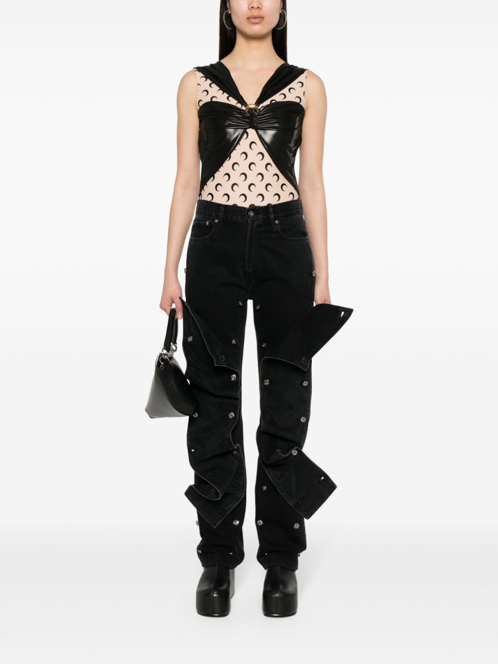 MARINE SERRE Top Black - 4