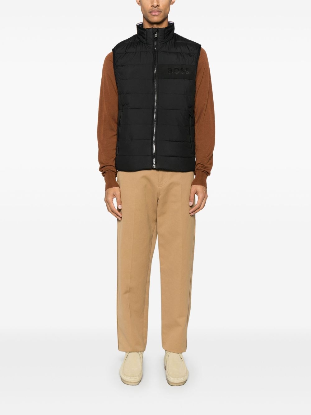 logo water-repllent gilet - 2