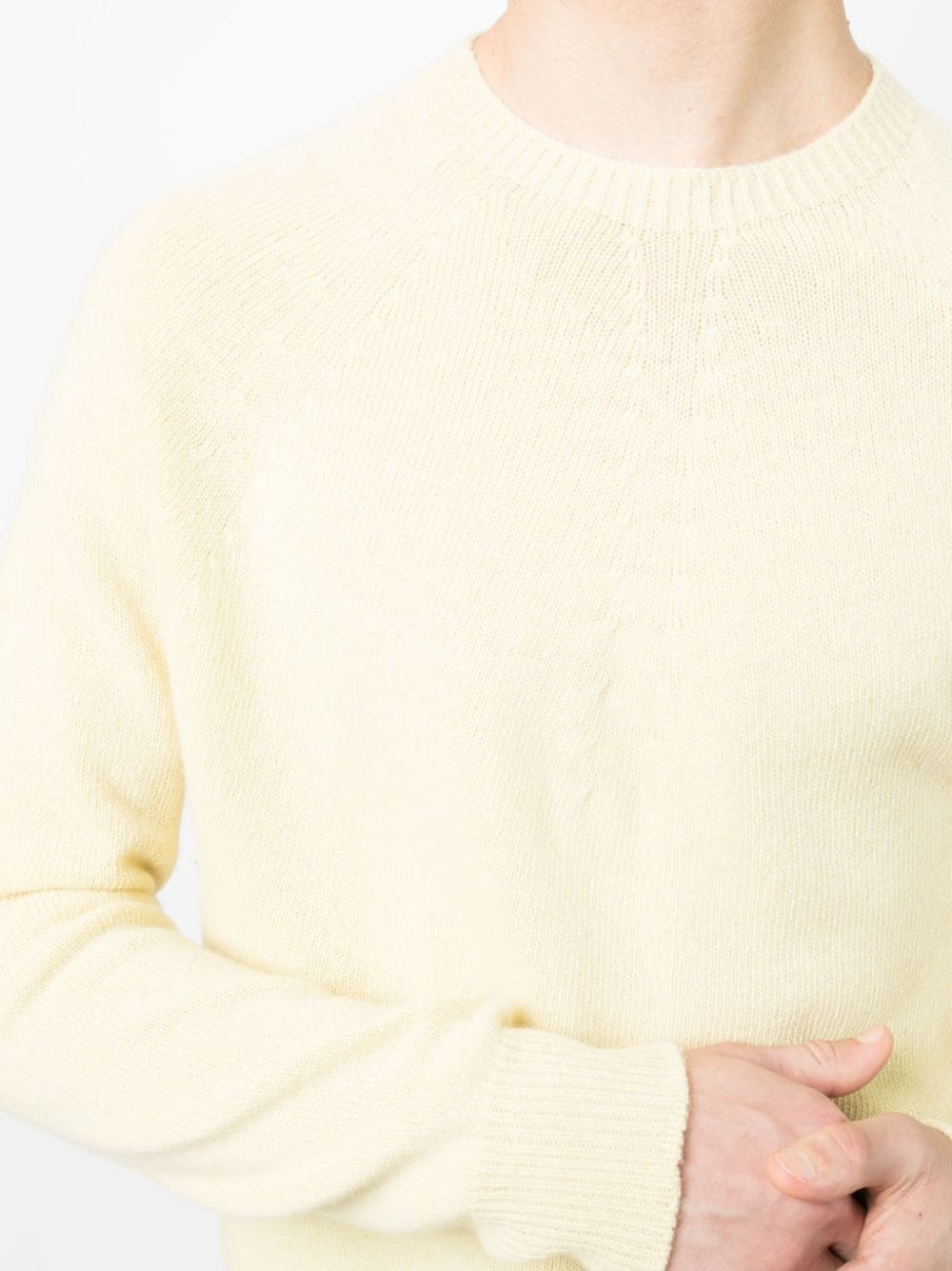 fine-knit wool-cashmere jumper - 5