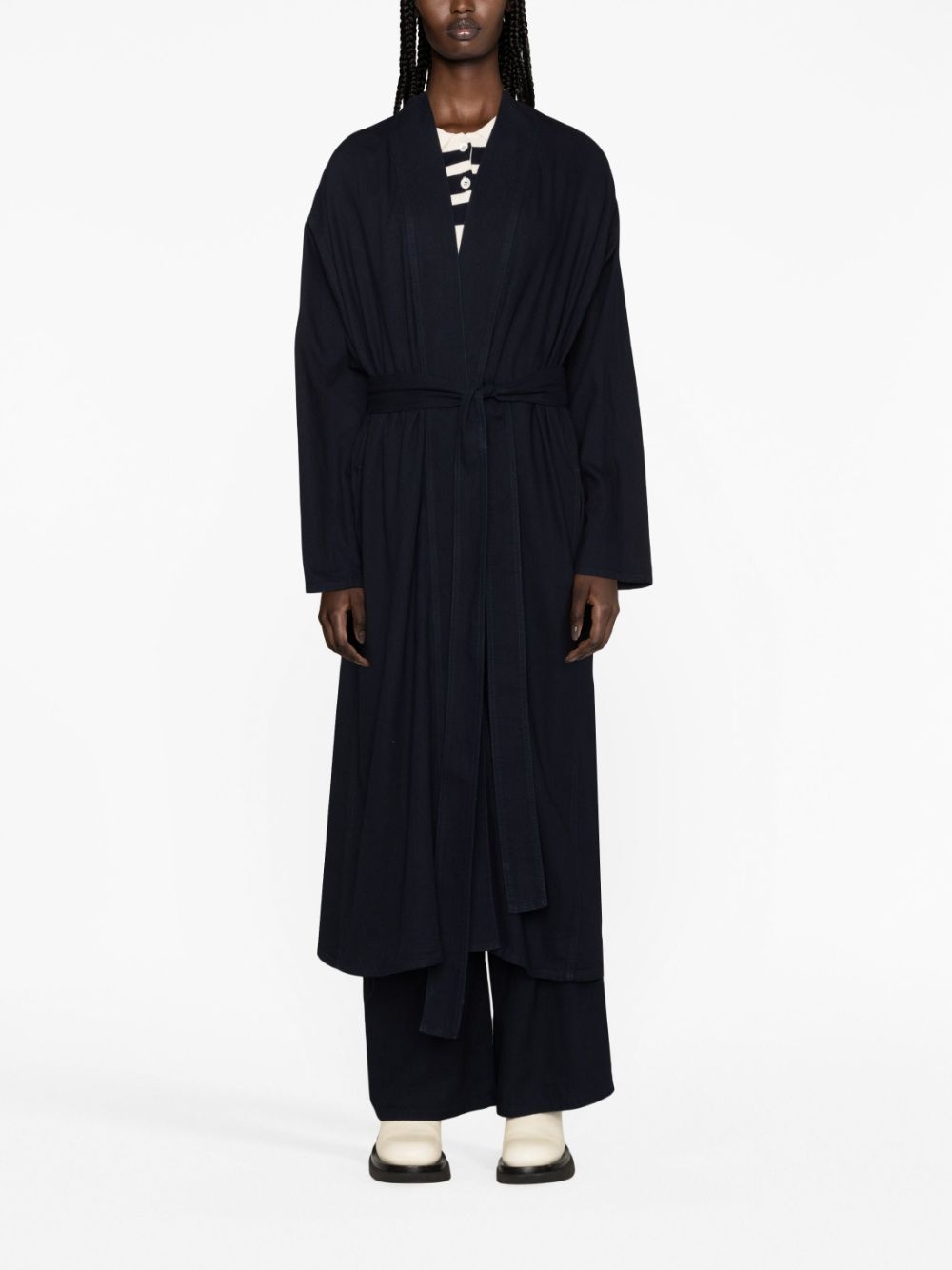 Rimbaud cotton belted coat - 2