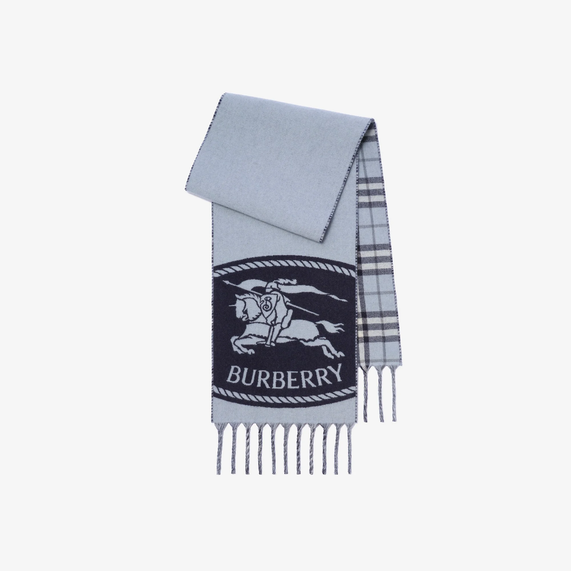 Reversible Knight Stamp Scarf - 1