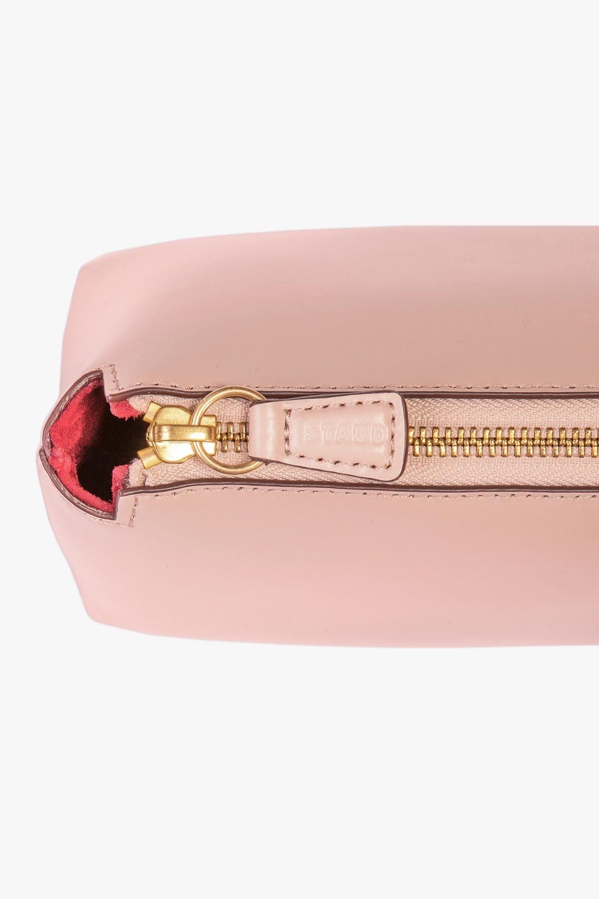 STAUD MINI SHIRLEY LEATHER BAG | BLUSH - 9