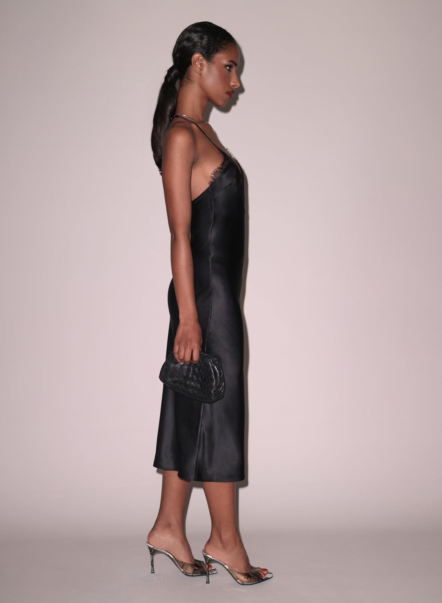 Buckle T-Strap Dress - 5